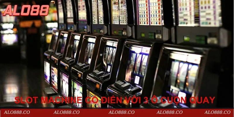 Máy xỏ Slot Machine cổ điển với 3 cuộn quay